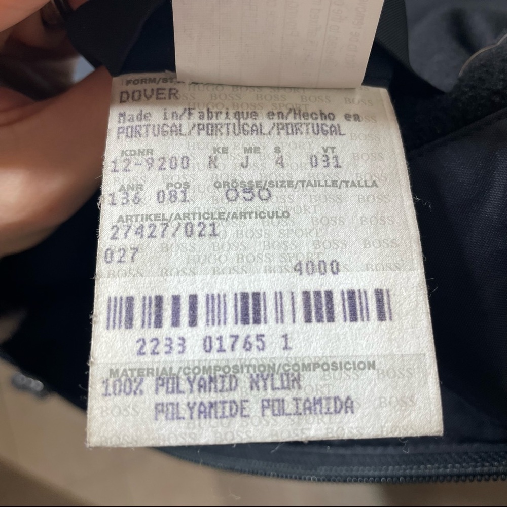 Hugo Boss Men's Windbreaker Jacket Vest In Black - Picture 6 of 9